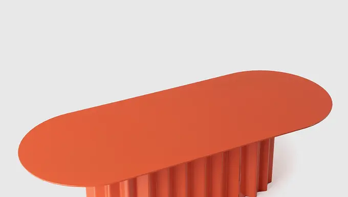 ESNAF Loaf Salmon Pink Stand