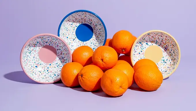 WONDER Wheel Pink Bowl