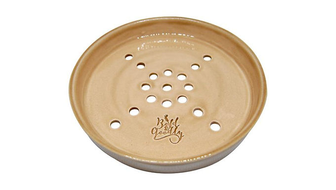 HANDMADE Latte Ceramic Soap Holder