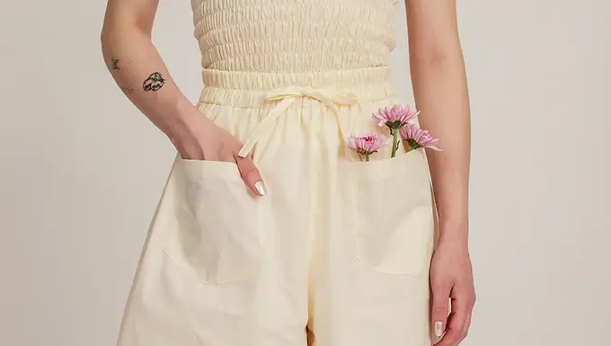 CLARISSA Short | Lemon Stripe