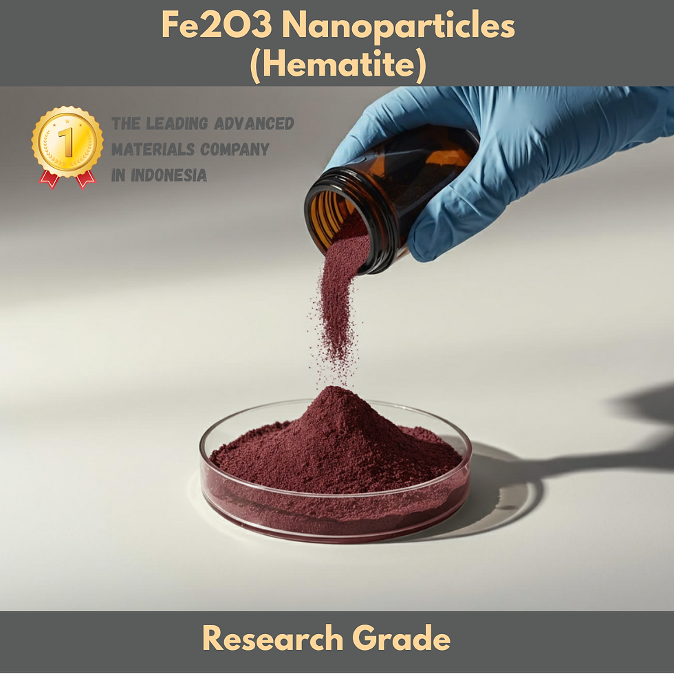 Thumbnail: Besi (III) Oksida Nanopartikel / Fe2O3  Nanopartikel  / Hematite