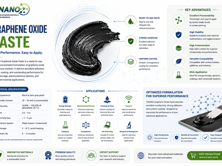 GO Paste: Print-Ready, High-Viscosity Graphene Oxide, Now Manufactured in Indonesia