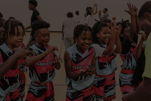 Youth basketball team winning a championship