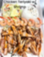 Chicken Teriyaki w/shrimp