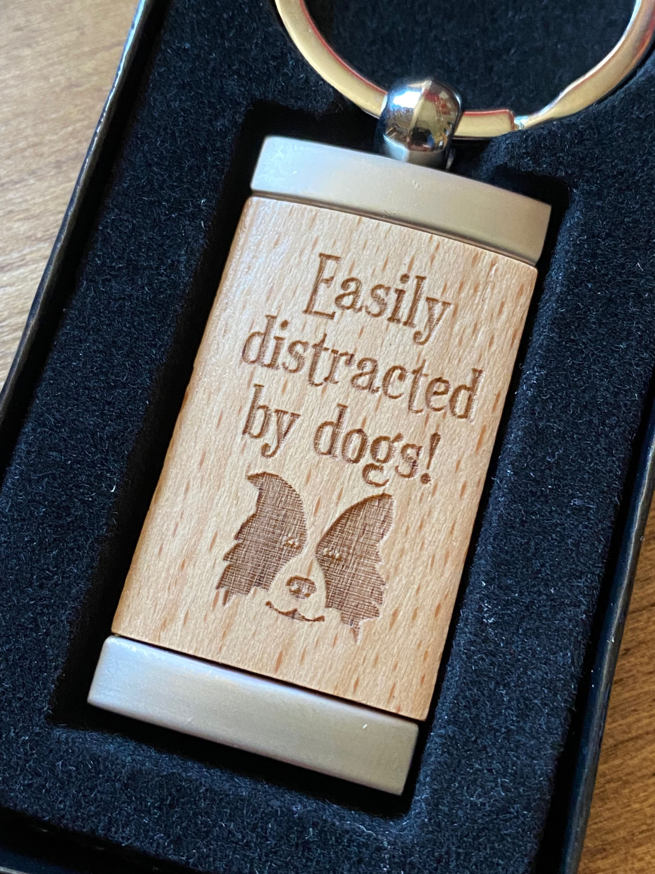 * NEW DESIGN * wooden keyring