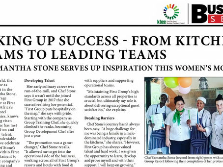 Chef Samantha Stone serves up inspiration this Women’s Month