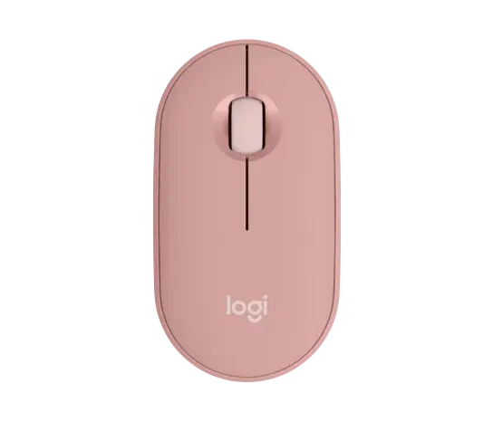 MOUSE LOGITECH PEBBLE M350 - INALAMBRICO - BLUETOOTH - SILENCIOSO - ROSA - TECNO