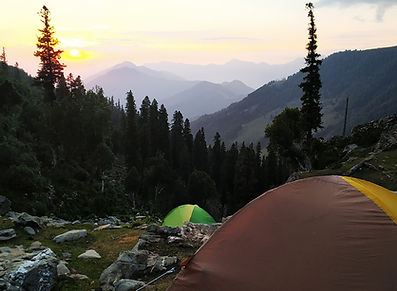 Camping at Mahadev peak