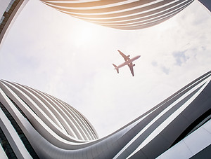 Aereo in volo