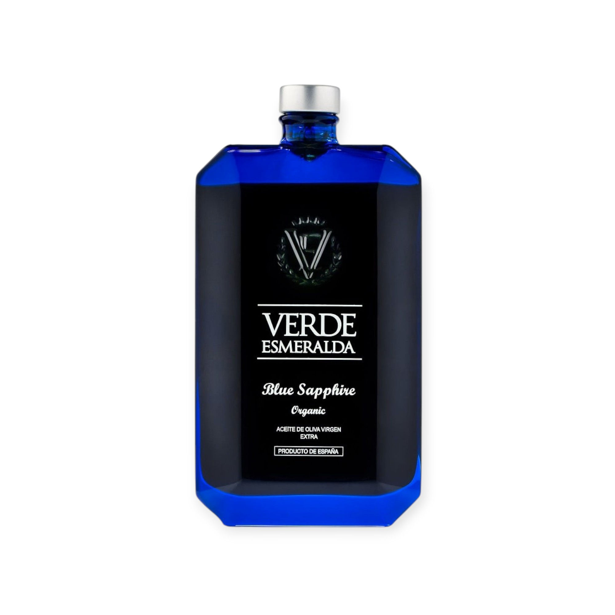 Huile d'Olive Extra Vierge Bio Saphir Bleu Picual Verde Esmeralda