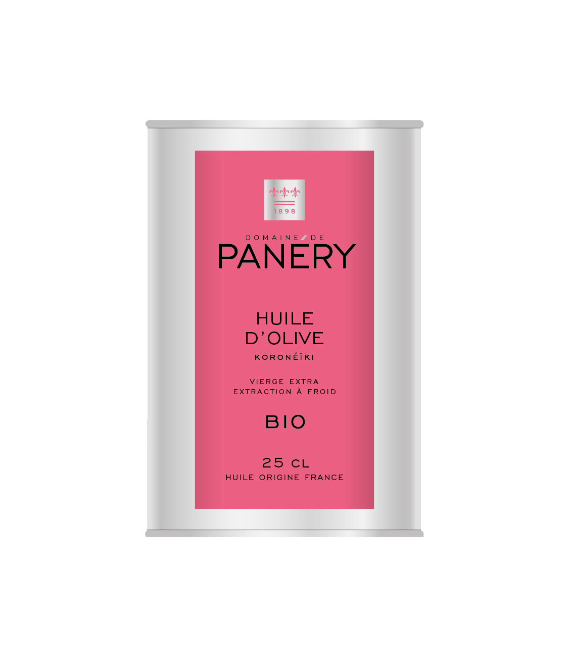 Huile d'olive bio Koronéïki — Domaine de Panéry, France · 250 ml