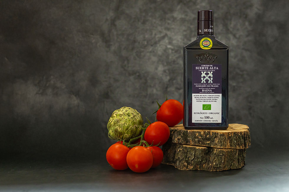 Miniature : Bouteilles d'huile d'olive vierge extra riches en polyphénols