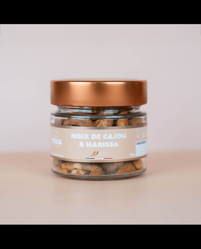 Noix de cajou grillées à l'harissa · 90 g