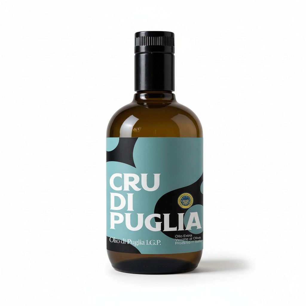 Huile olive IGP Cru di Puglia – Coratina & Ogliarol 500ml