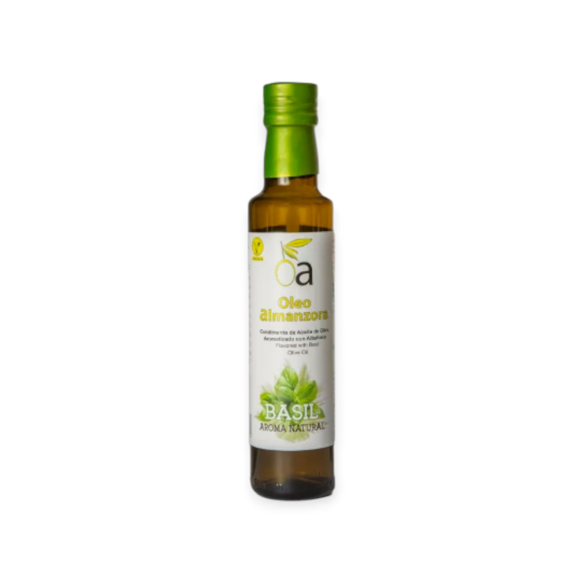 Huile d’Olive Extra Vierge au Basilic | Almería – Andalousie OLEO ALMANZORA