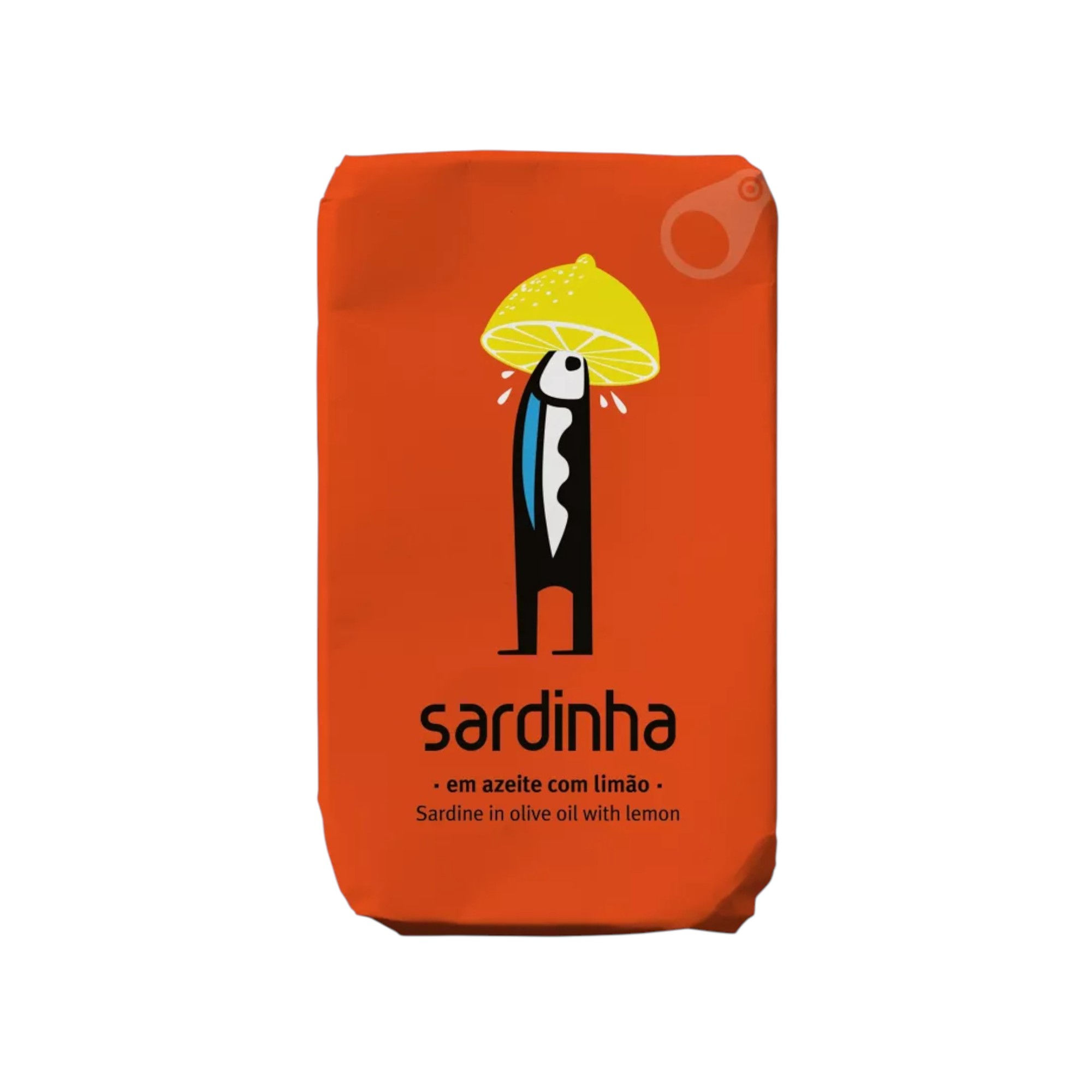 Boîte de sardines portugaises au citron et à l’huile d’olive – conserve artisanale 120g, saveur fraîche et acidulée.