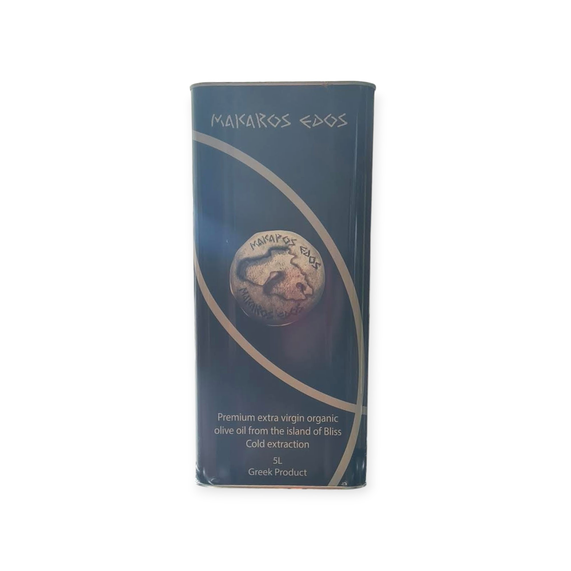 Huile d'olive bio Kolovi — Makaros Edos, Lesbos, Grèce · Bidon 5 L
