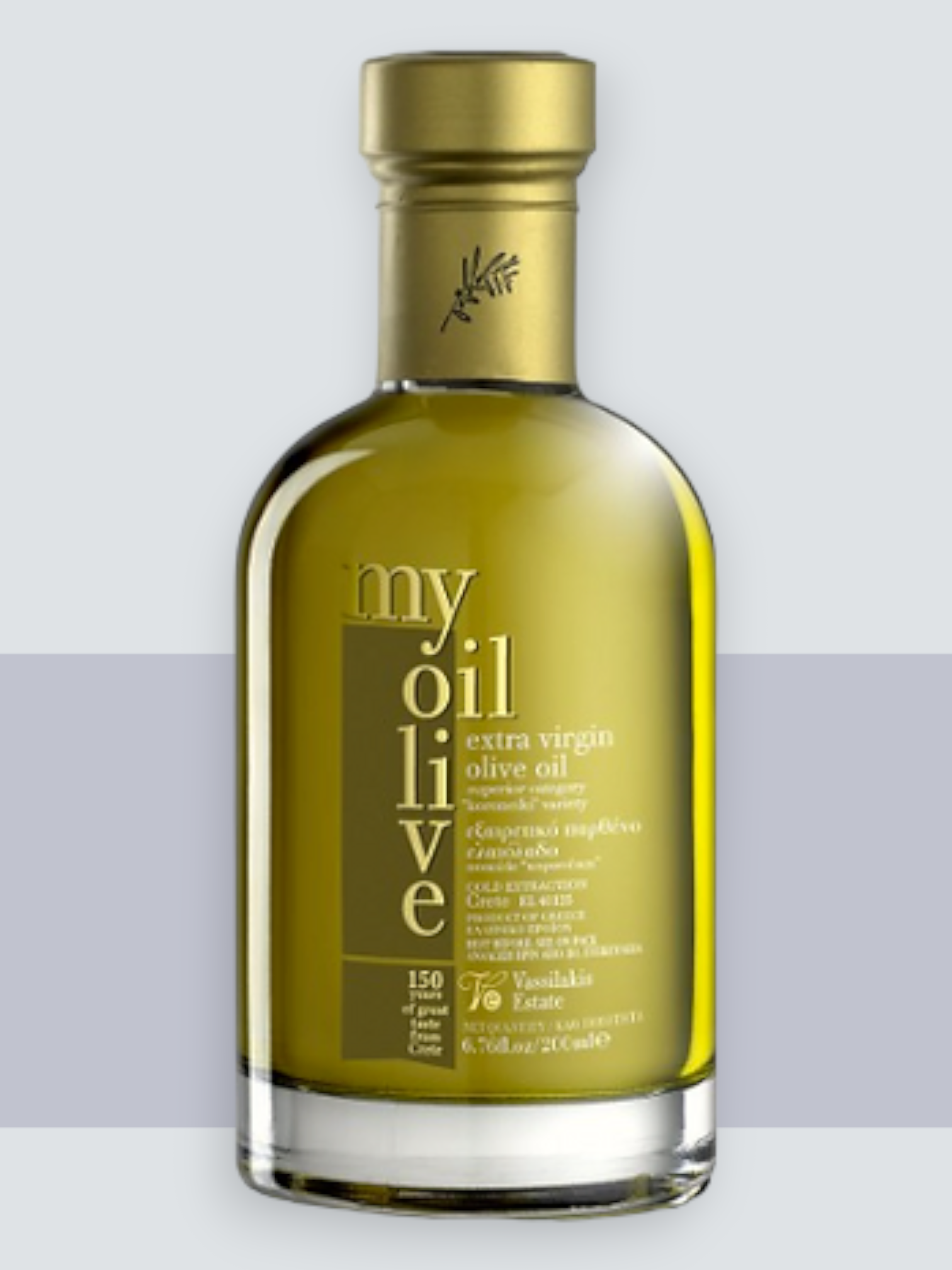 Huile d'olive extra vierge Koroneiki Domaine Vassilakis