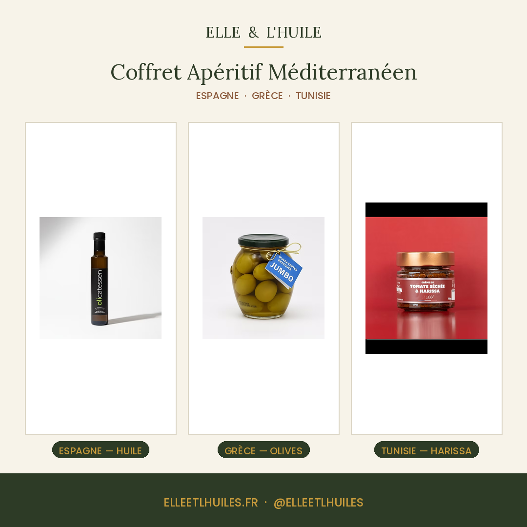 Coffret Apéritif Méditerranéen