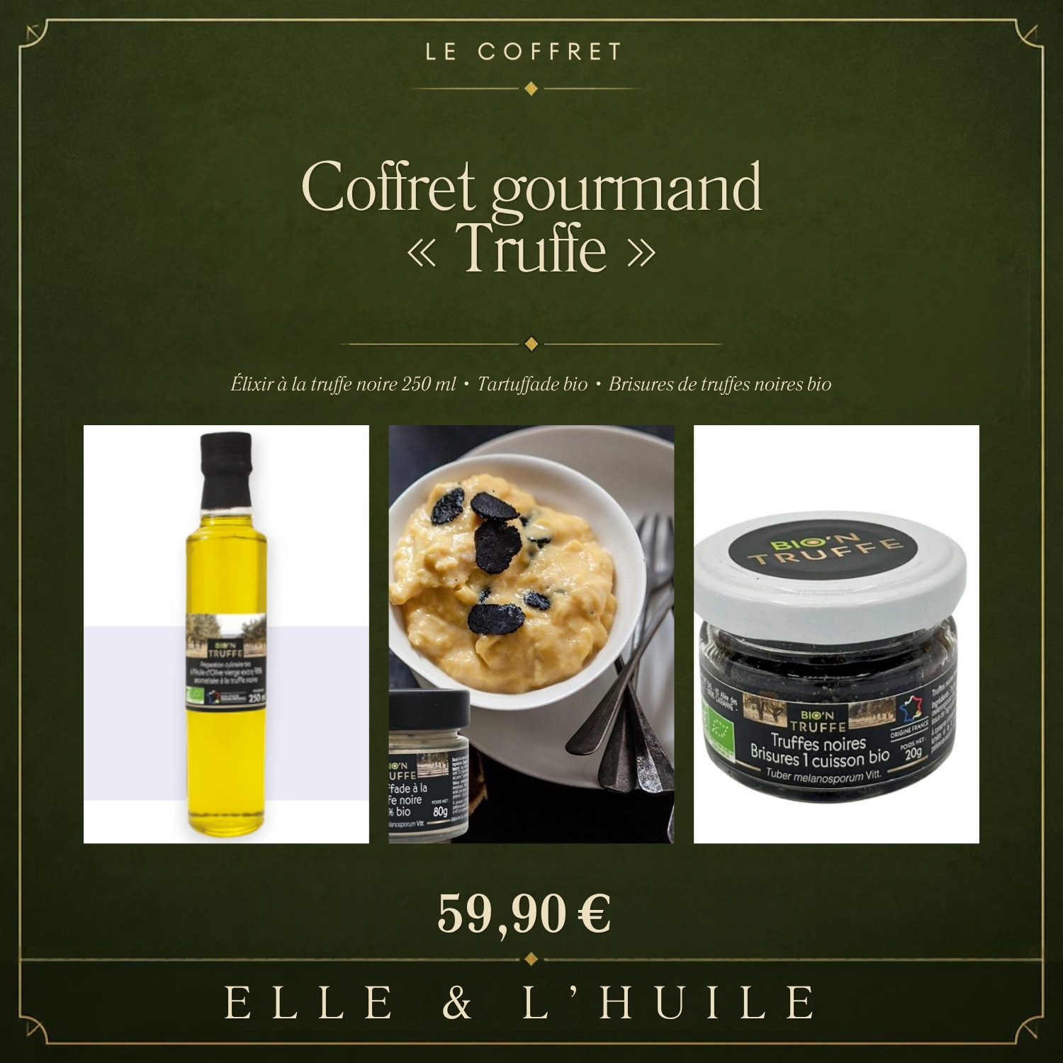 Coffret gourmand truffe