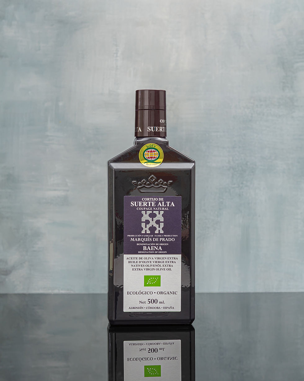 Miniature : Bouteilles d'huile d'olive vierge extra riches en polyphénols