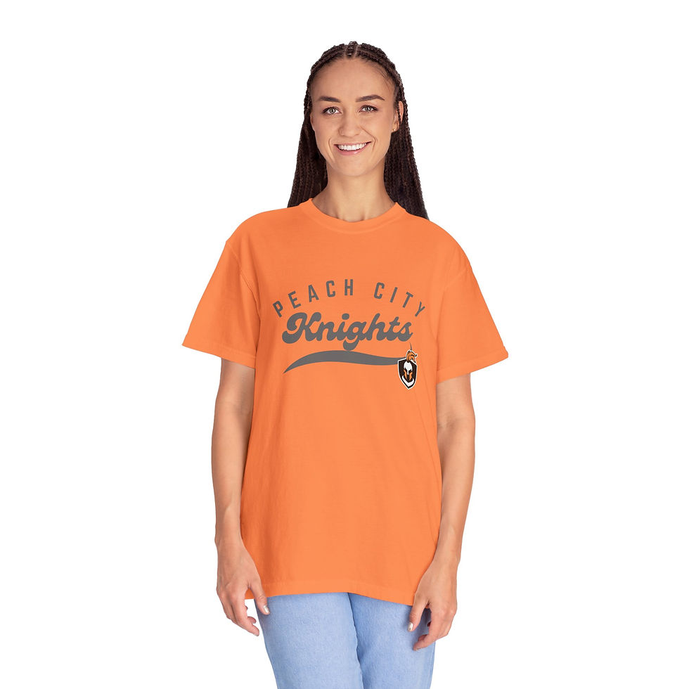 Thumbnail: Peach City Knights Comfort Color T-shirt 