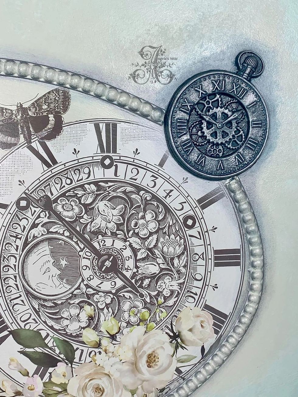 Thumbnail: L'horloge - Large Cut Into 4 Sheets