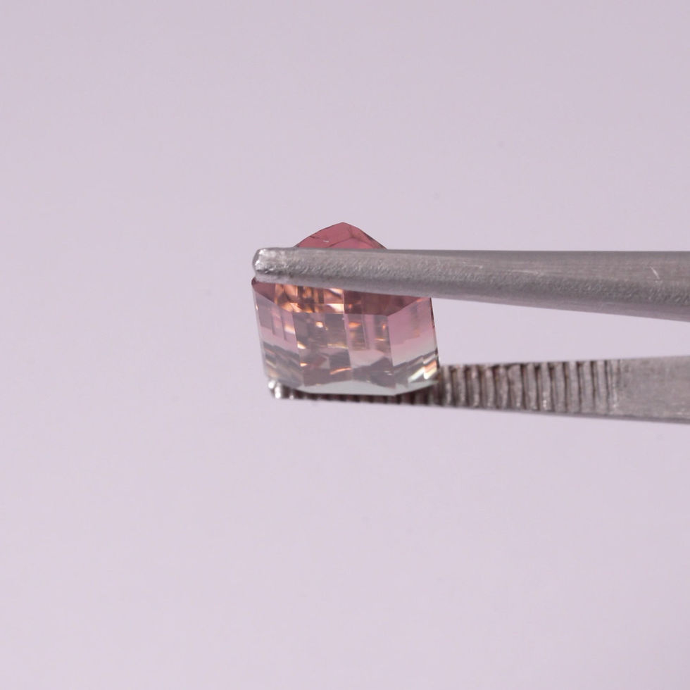 Miniatura: Turmalina bicolor 3,60 ct