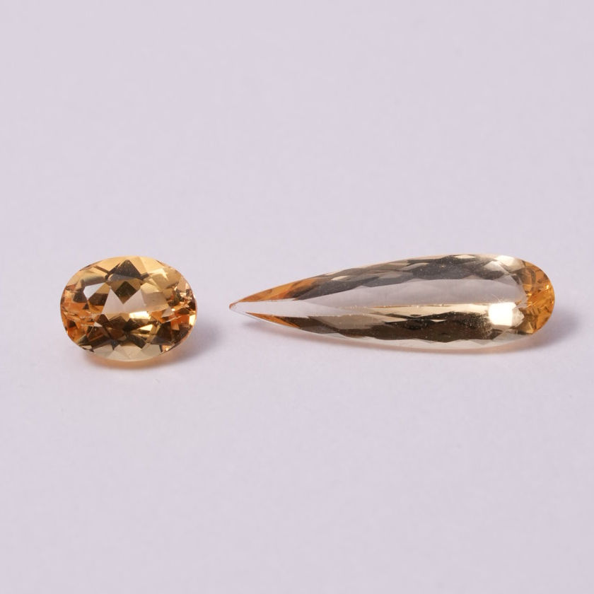 2 pcs Imperial Topaz 1.60 ct