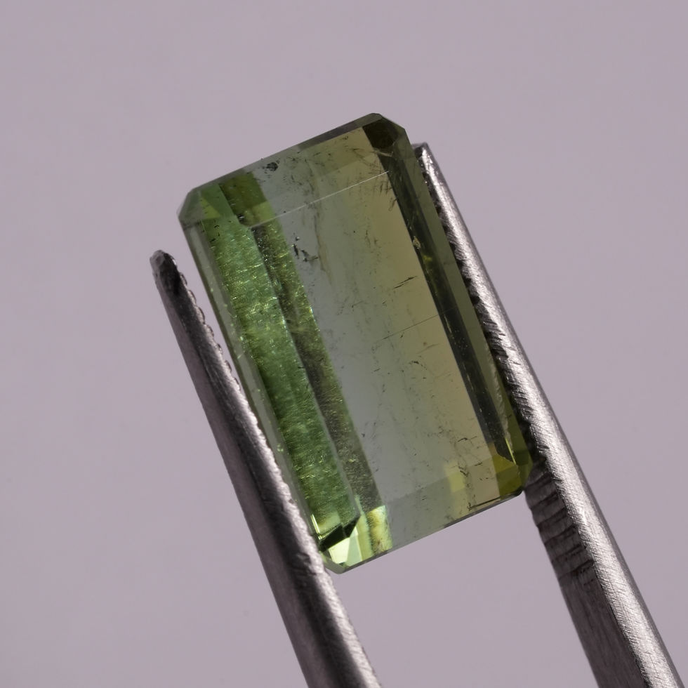 Miniatura: Turmalina Verde Bicolor 6,15 ct