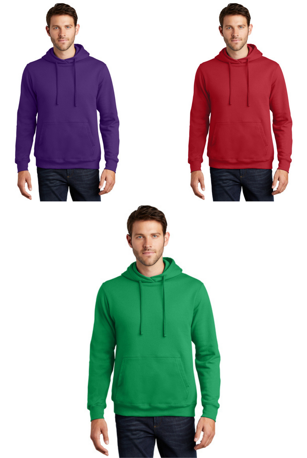 Thumbnail: PC850H Port & Company® Fan Favorite™ Fleece Pullover Hooded Sweatshirt