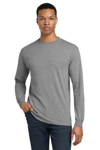 Thumbnail: 8400 Gildan® - DryBlend® 50 Cotton_50 Poly Long Sleeve T-Shirt