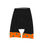 Thumbnail: Orange w/Teal Polka Dots Trim Cycling Shorts