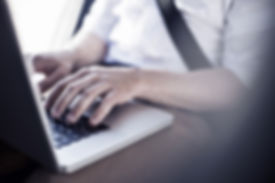 laptop with business