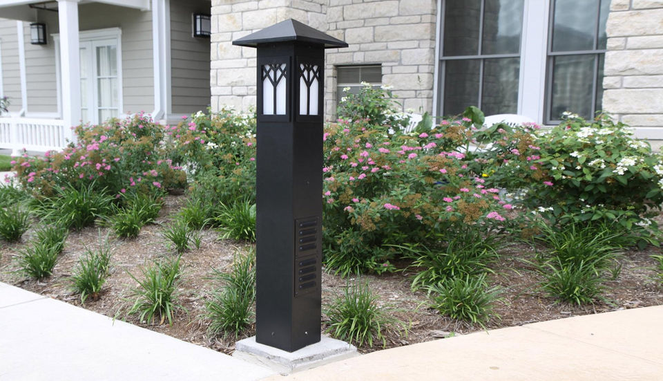 AL6011 Prairie Style Sternberg Bollard Lighting Residential Neighborhood