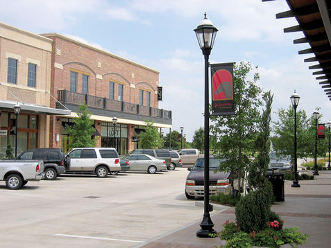 AL2009 Commercial Street Lights 6130LED with Two-Tone Paint and 4200 Pole