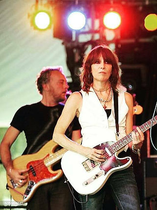 with Chrissie Hynde