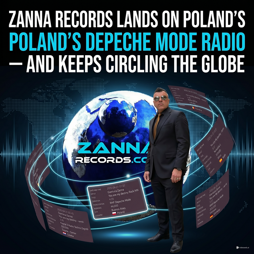 Zanna Records lands in Poland and adds more radio stations around the world