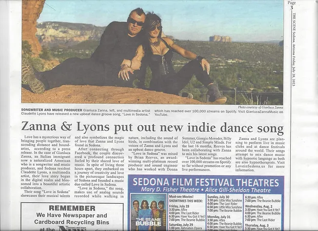 Love in Sedona - Red Rock News Article