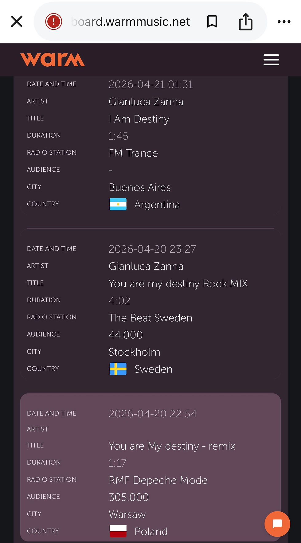 RMF DEPECHE MODE in Poland