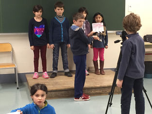 BIBLIOTHÈQUE RILKE-ATELIER RÉALISATION D'UN FILM DE PRÉSENTATION-FESTIVAL NUMOK-ENFANTS