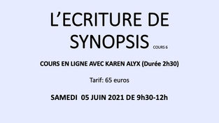 L'ECRITURE DE SYNOPSIS cours en ligne 6
