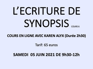 L'ECRITURE DE SYNOPSIS cours en ligne 6
