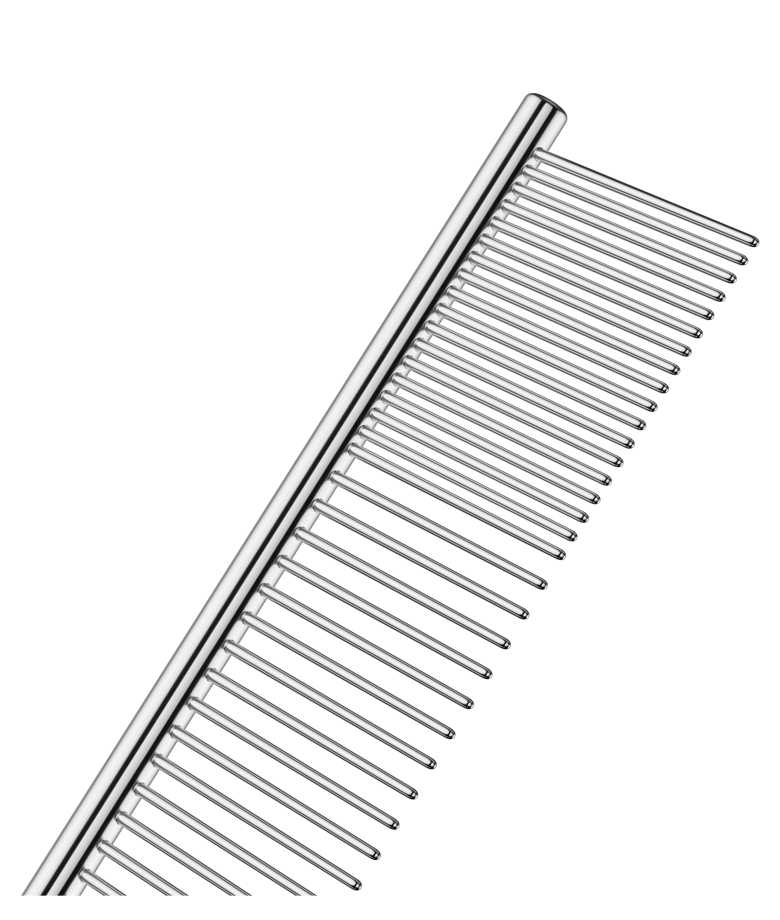 Thumbnail: Andis 10" Steel Combination Comb 