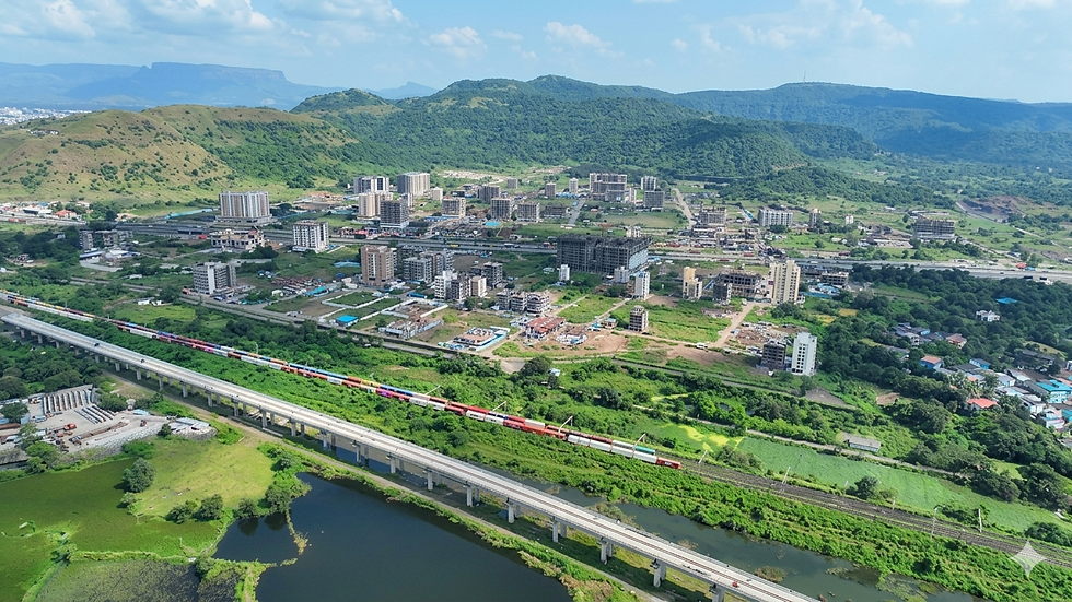 Kharghar residential area with flats for sale