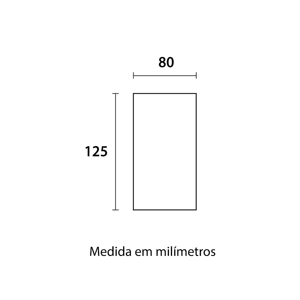 Miniatura: Spot Clean Quadrado Sobrepor - Preto