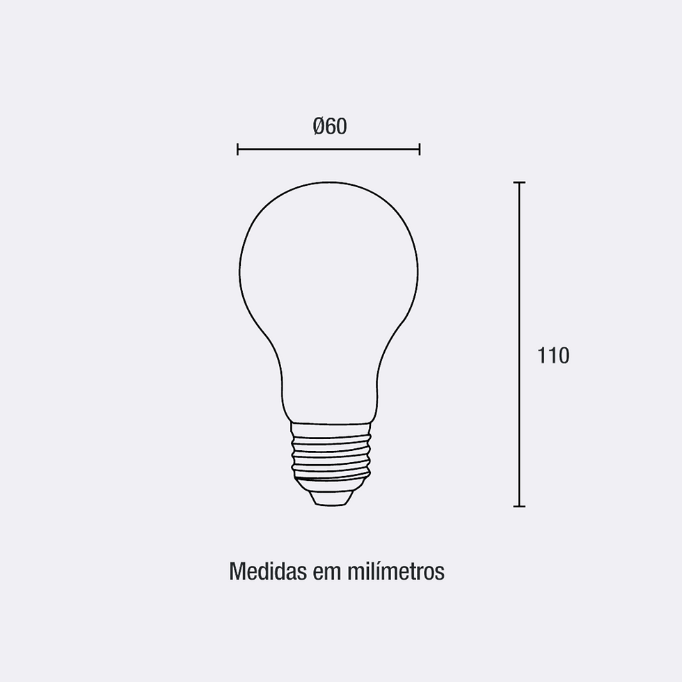 Miniatura: Lâmpada LED A60 9W 810Lm - 3.000K