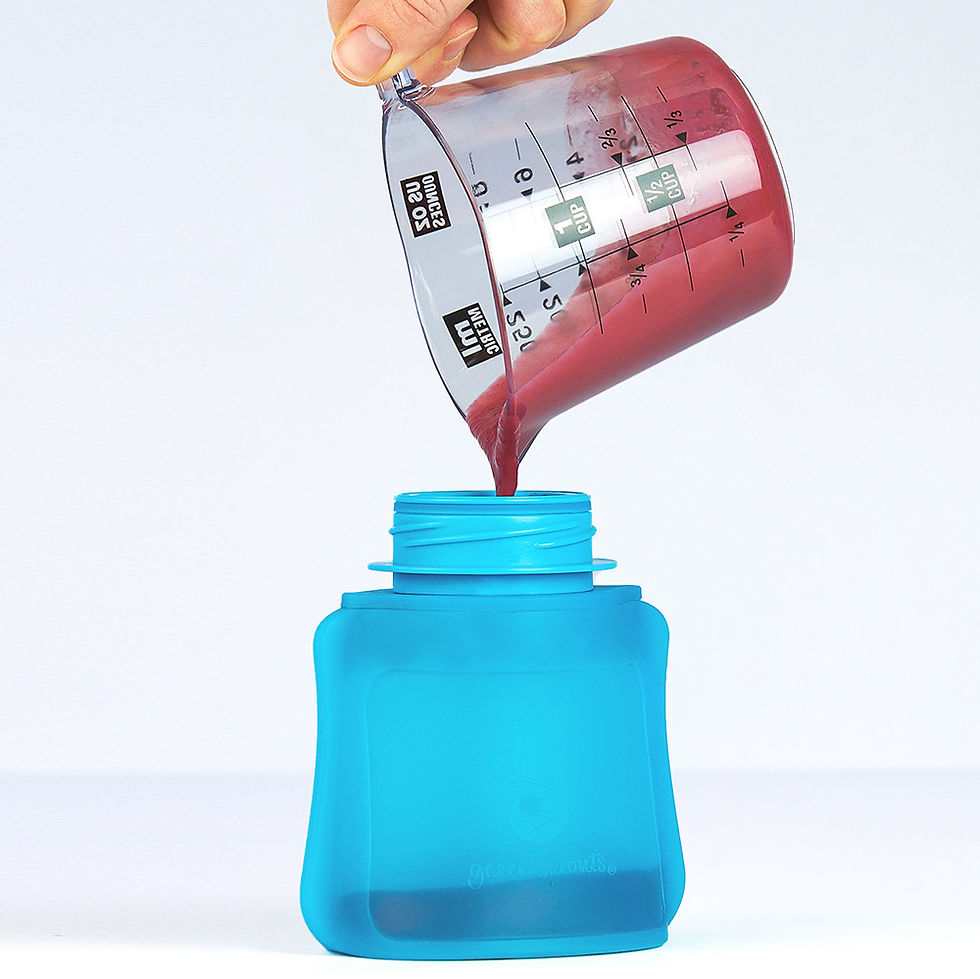 Thumbnail: Sprout ware® sip & straw pocket made from silicone and plants - Purple