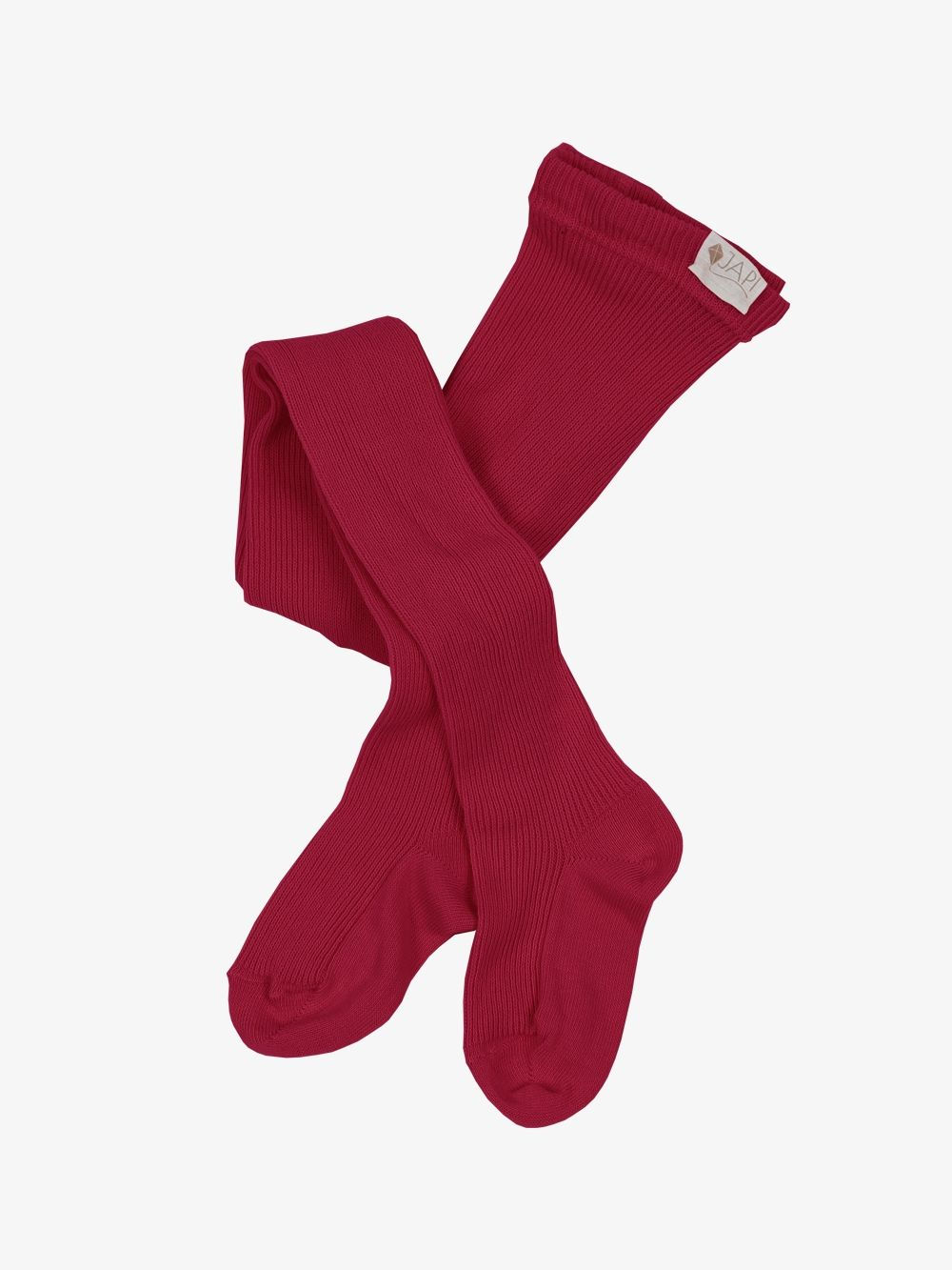 Organic cotton tights - burgundy