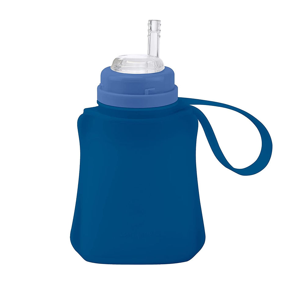 Thumbnail: Sprout ware® sip & straw pocket made from silicone and plants - Navy